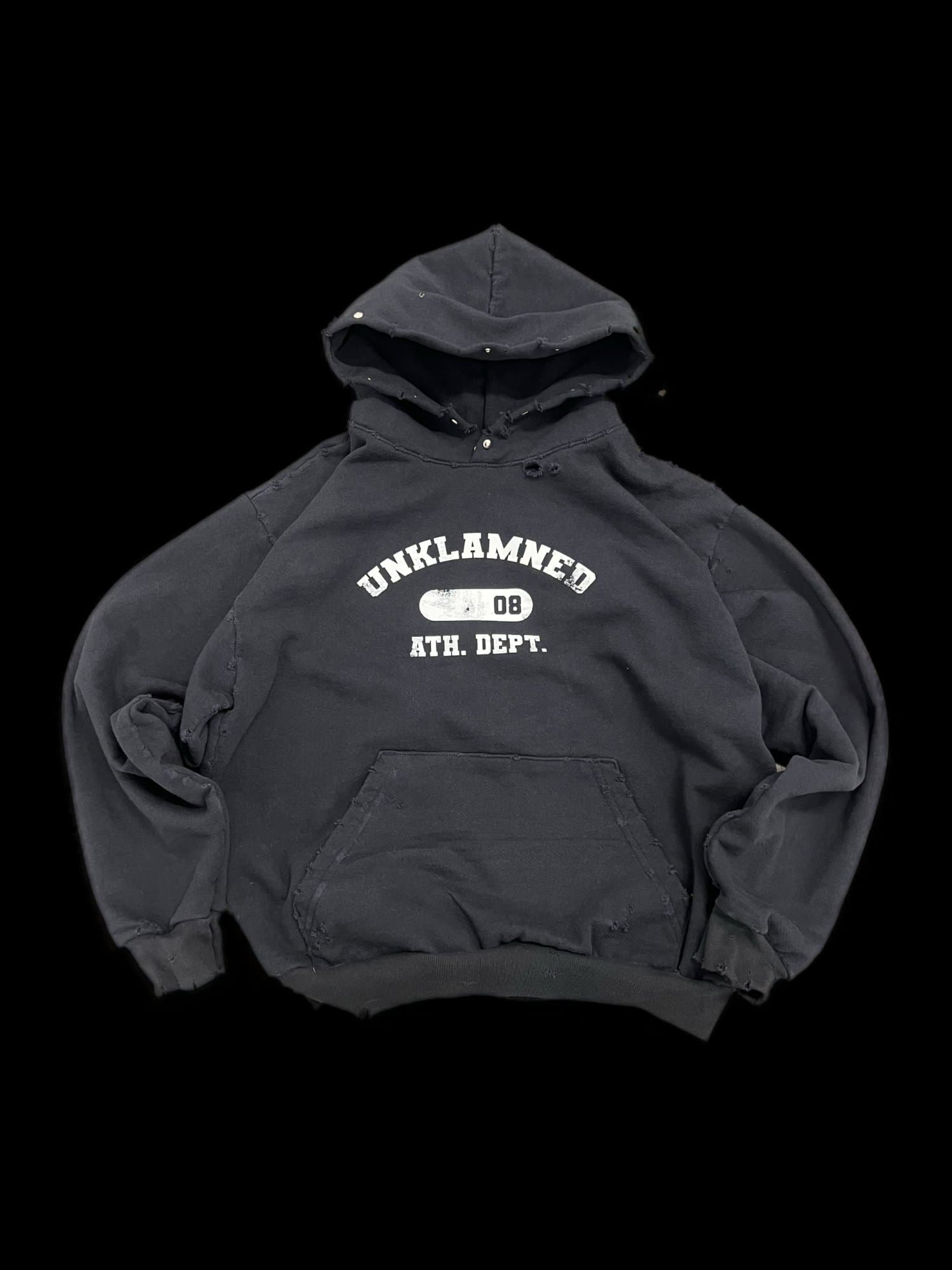 Hoodie / ATH. DEPT. 08 / Distressed
