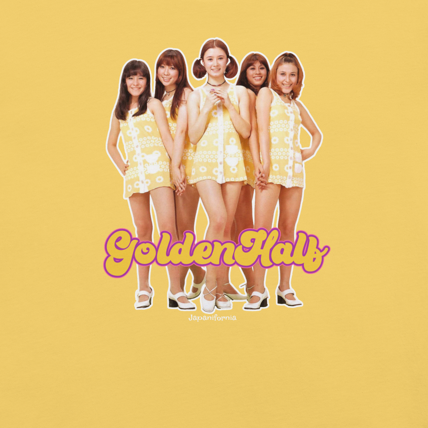 Golden Half T-Shirt – 1970s J-Pop Hāfu Idol Group